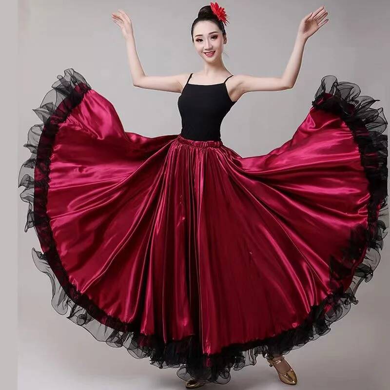 Skirt Gypsy Woman Spanish Flam - Drone Camera Stabilized 评论和价格