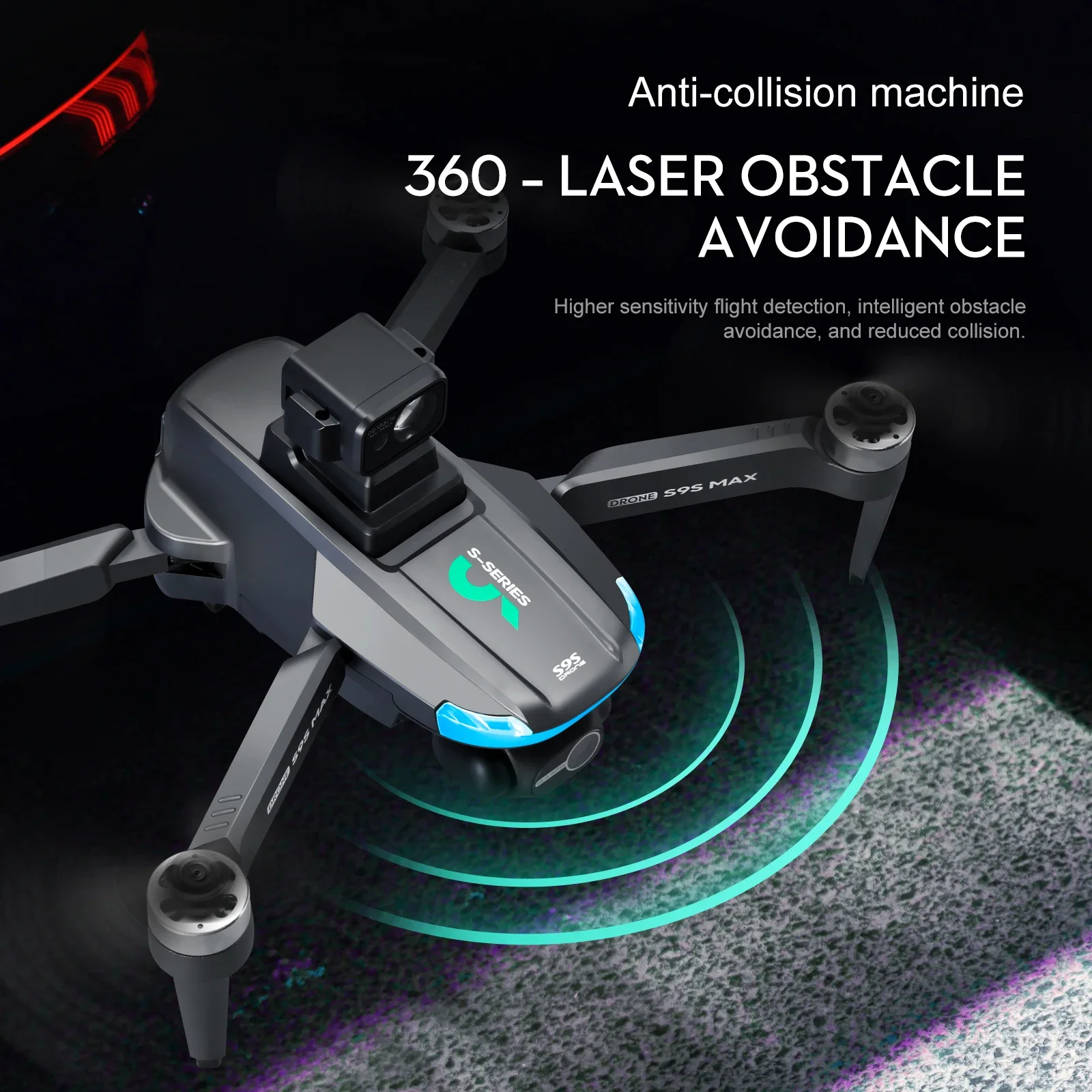 NEW S9S MAX MINI Drone 4K 2-Ax - Drone Camera 4K 评论和价格