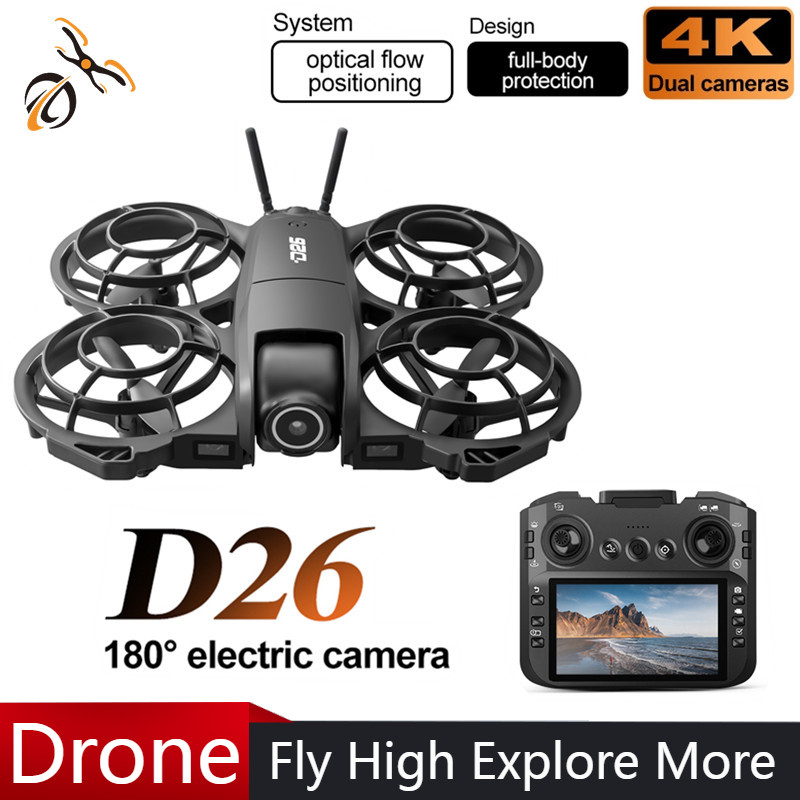 D26 Drone 4K Aerial HD 180° Ca - Drone Camera 4K 评论和价格